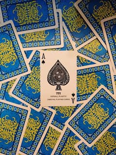 Premium Dotted Plastic Playing Cards – Durable & Stylish