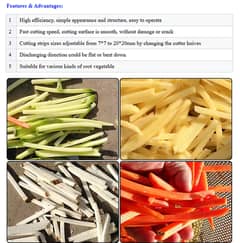 High Speed Industrial Fries Cutter