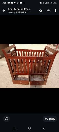 Baby Wooden Cot