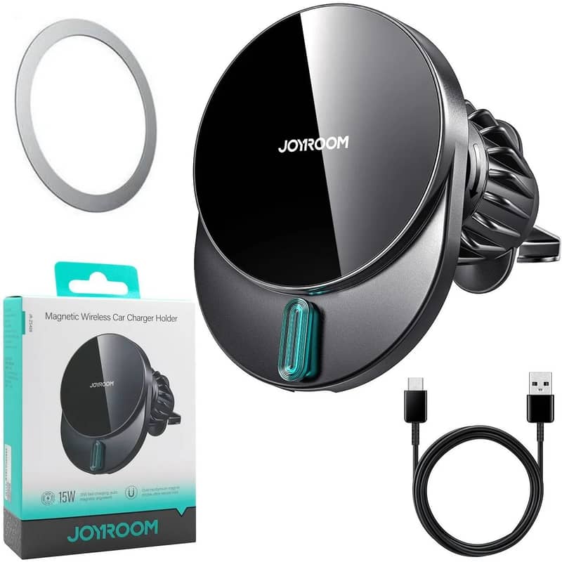 JOYROOM JR-ZS409 Magnetic Wireless Car Charger Holder black JR ZS409 0