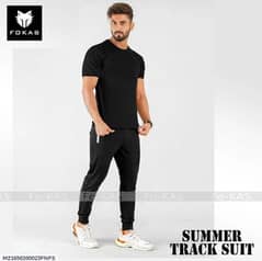 Men's Cotton Printed Tracksuit - 2 pcs set