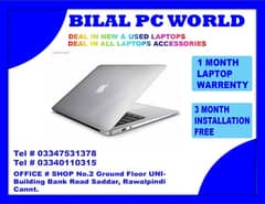 MacBook Air Ultra Slim Laptop !! Core i5  !! BILAL PC WORLD