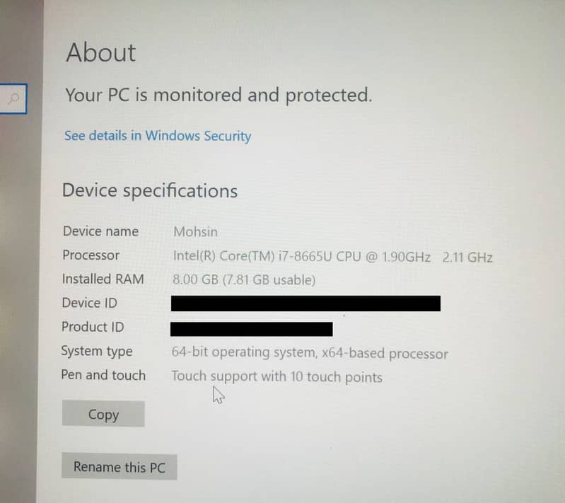 Dell Latitude 7300 core i7 8th generation Laptop 1
