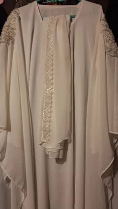 white abaya