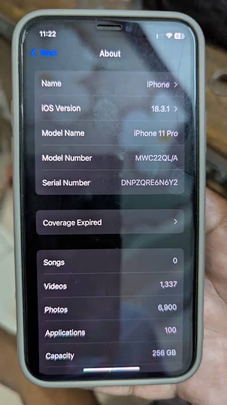iPhone 11 Pro 256 Dual PTA Approved 8