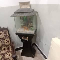 Fish Aquarium with wooden stand