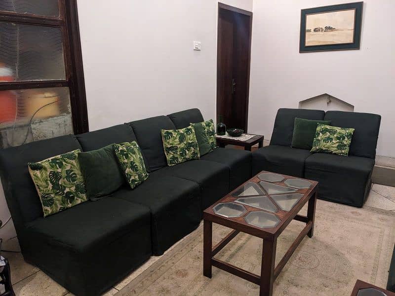 SOFAS in good condition (6 seater) 1