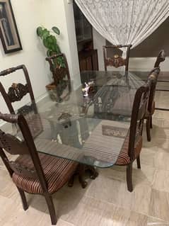 pure wood dinning table set chinioti