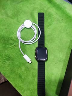 apple series 9 45mm smart watch with steel band  just box Opened