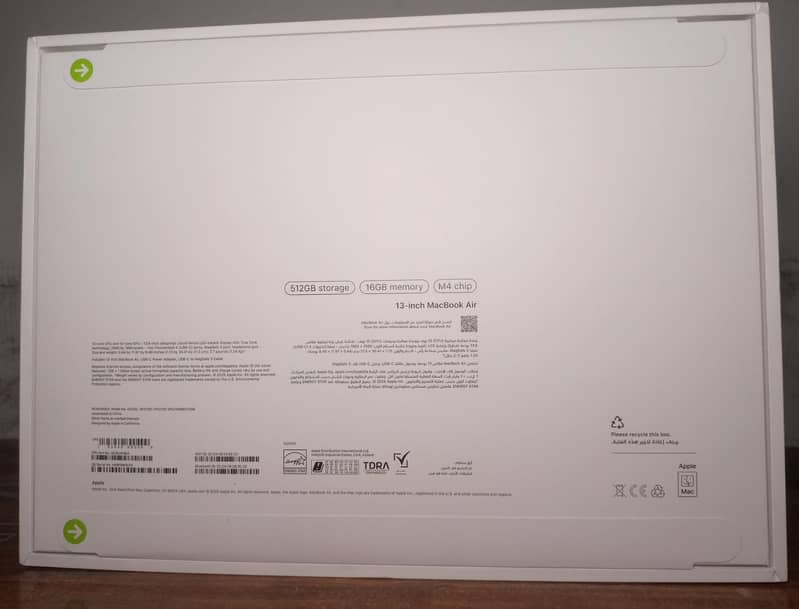 Macbook Air 2025 M4 13.6 inch 16/256/512  - SKYBLUE - NEW! - SEALD 1