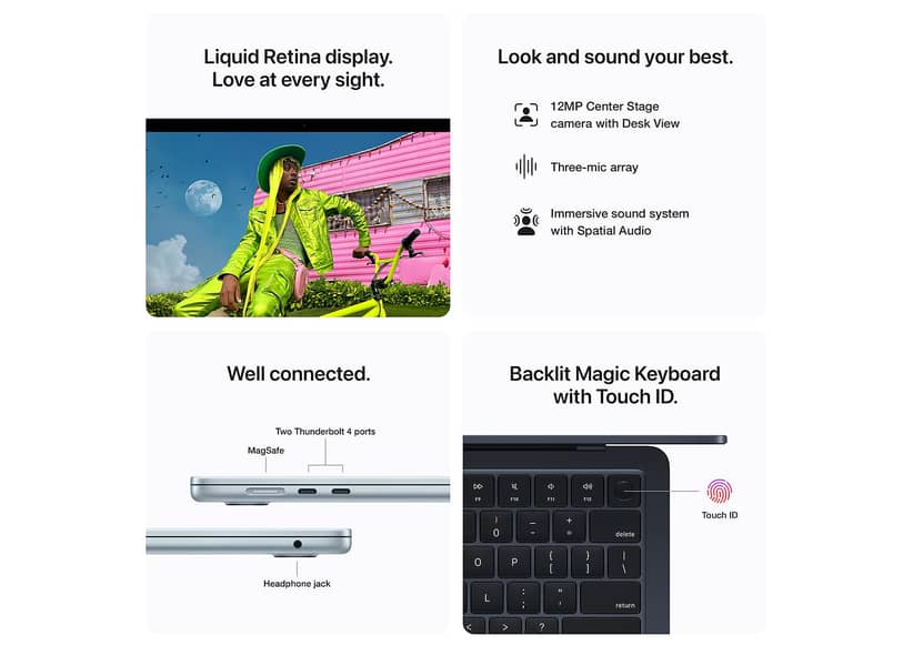 Macbook Air 2025 M4 13.6 inch 16/256/512  - SKYBLUE - NEW! - SEALD 9
