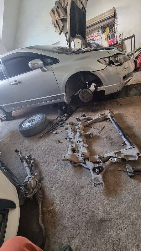 Honda civic Reborn Stering wheel trim and all parts cruise control 9
