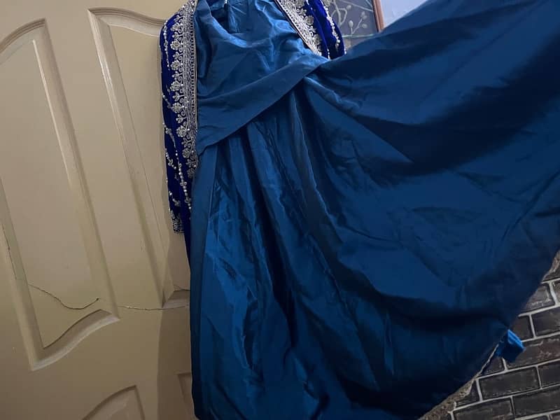 gaown style with lehnga kurti heavy work 0