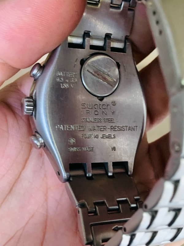 Swatch Swiss Made Original Chronograph Watch 41mm Dial 9/10 Condition 3