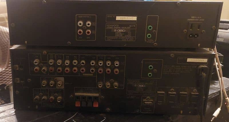 Amplifiers and woofers/speakers 1
