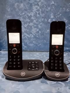 UK imported Bt twin cordless phone with intercom with answer machine