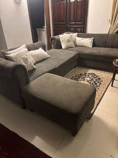 L Shaped Sofa and other items on sale