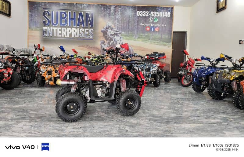 New Variant 107cc Reverse Gear Atv Quad Bikes Delivery In All Pakistan 1