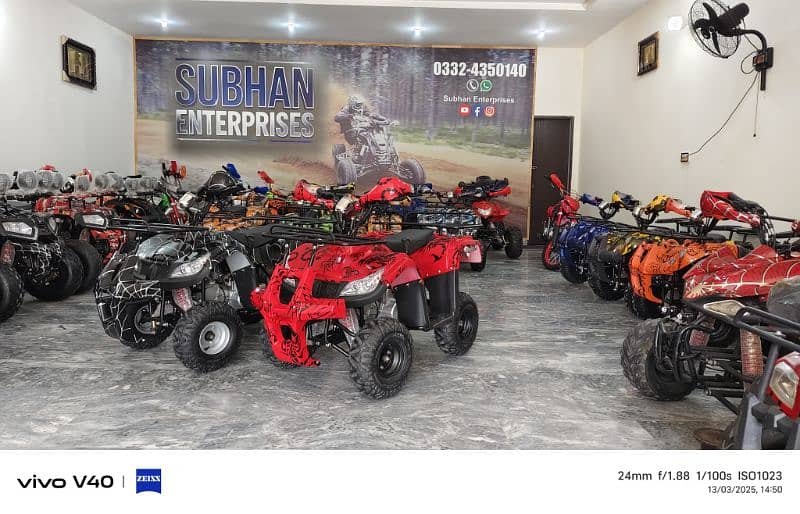 New Variant 107cc Reverse Gear Atv Quad Bikes Delivery In All Pakistan 3