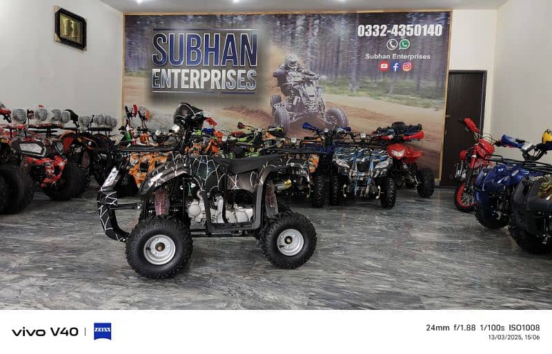 New Variant 107cc Reverse Gear Atv Quad Bikes Delivery In All Pakistan 4