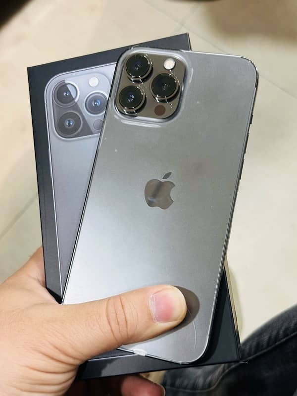 iPhone 13 pro max 512gb PTA Appproved complete box 93% health 0