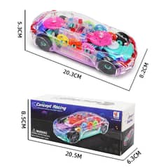 music toy car/led toy car /transparent toy car