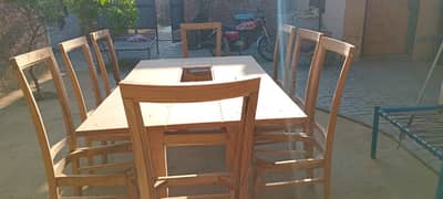 Dining Table - 8 Seater Dining Table - Dining Table With Dining Chair