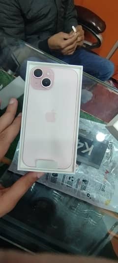 Iphone 15 Rose Pink LLA Model Jv Box Open