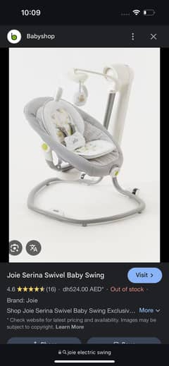 Baby electric Swinger bouncer