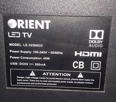 orient led model le32g6533 for sale