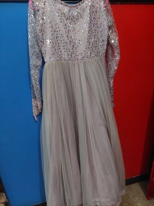 light purple long net and sequence  stuff maxi 0
