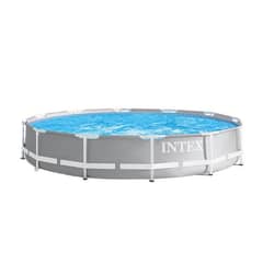 INTEX 26710 (12ft/30inc) prism metal frame swimming pool.