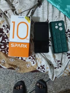 Tecno spark 10 pro with original box used condition