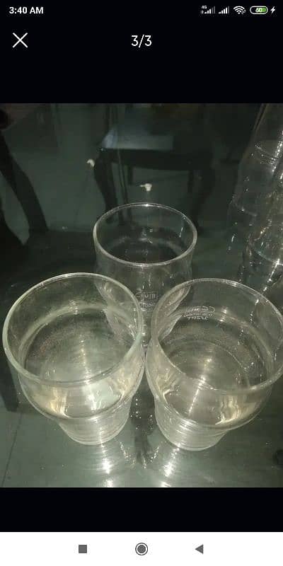 imported crystal glass pack of six  03153527084 1