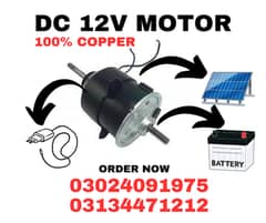 12V DC COOLER MOTOR IN 100% COPPER(03024091975)DC 12V Motor in Copper