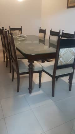 Dining Table with 8 Chairs