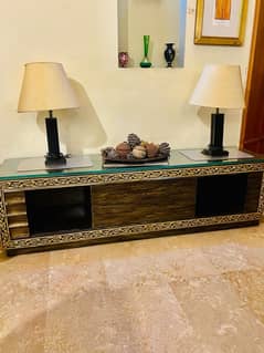 console table / Tv console / table / classy table / led console