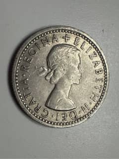 1967 Elizabeth II Six Pence Old and Antique Coin