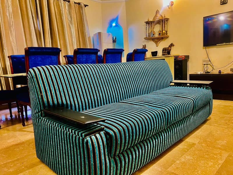 sofa set / used furniture/ 5 seater sofa set / fancy sofa set 0