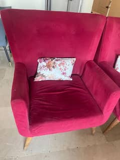 2 single seater sofa chairs for sale