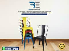 Dining Chair - Metal Dining Chair - Cafe Chair - Office & Study Chair