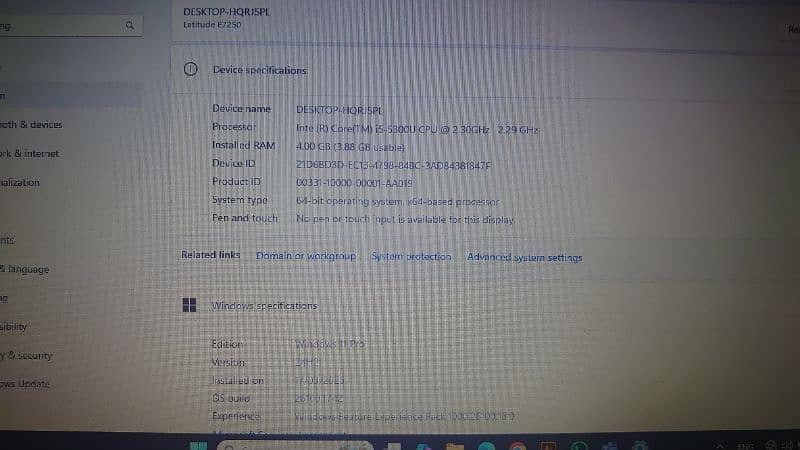 DELL LATITUDE E7250 5