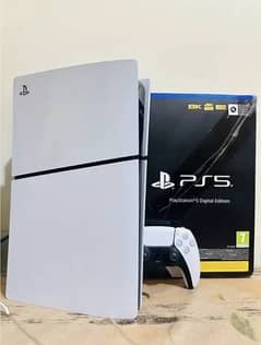 Play Station PS5 Slim Digital with Box