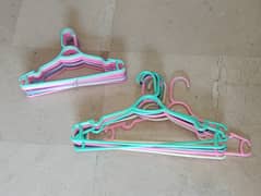 Pure Plastic hangers, new condition, bulk quantity