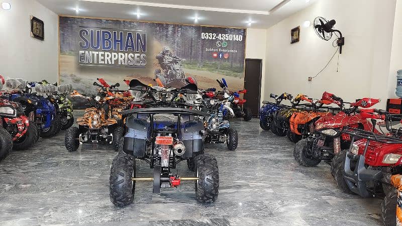 125cc Daul Hydraulic Disk Breaks Atv Quad Bikes Delivery In All Pak 2