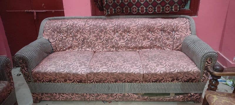 5 seater sofa set like new 0