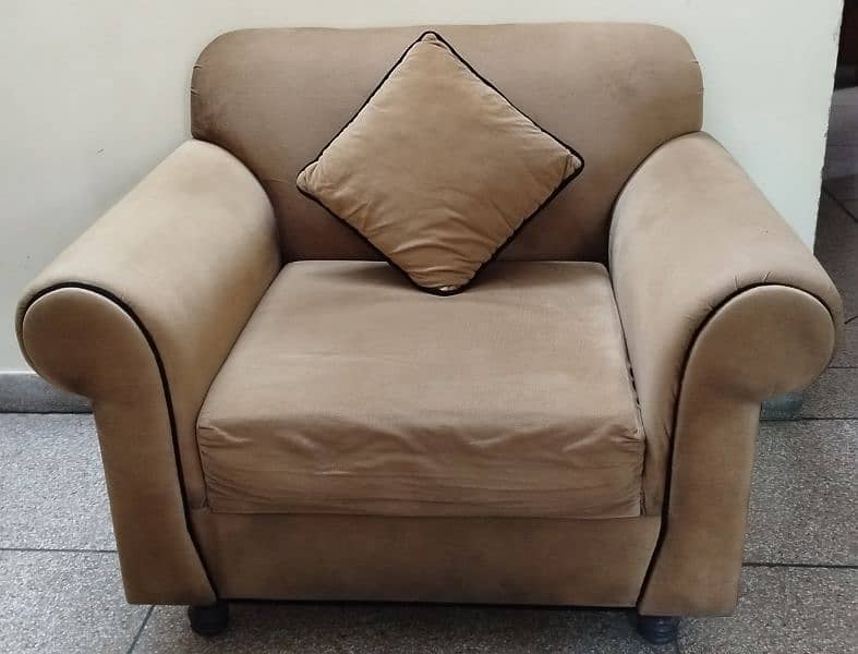 Elegant Custom-Built 3+2+1 Sofa Set with Master Molty Foam 0