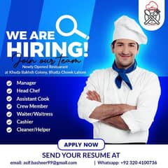 Restaurant Job Opportunities