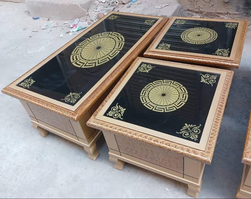 wooden table/centre table / nesting table/set of tables/versace design 4