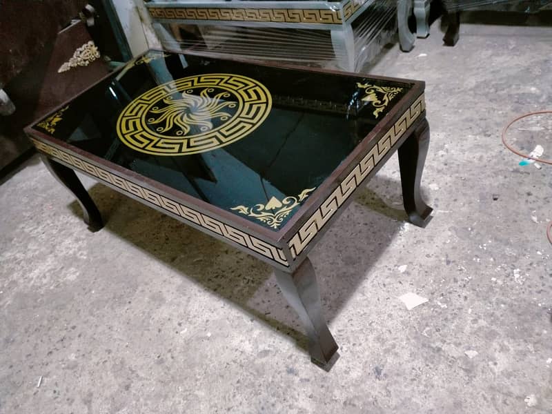 wooden table/centre table / nesting table/set of tables/versace design 9